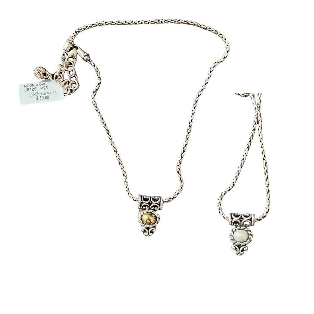 Brighton Moonglow Collection Reversible Pendant Necklace